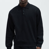 Camisa Polo Tyson Fleece Long Sleeve - Negro