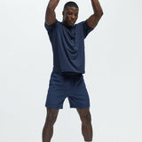 Camiseta Vital Active Raglan - Azul Marino