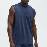 Camiseta Vital Active Cut Off - Azul Marino