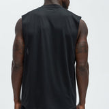 Camiseta Vital Active Cut Off - Negro
