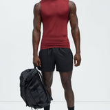 Camiseta Vital Compression Cut Off - Vino Tinto