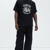 Camiseta Wild Thing Thermal Crew - Negro