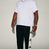 Desmond Pantalones de chándal rectos - Negro/Combinación.