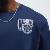 Sudadera De Cuello Redondo Cowboys - Azul Marino