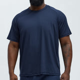 Camiseta Vital Active Raglan - Azul Marino