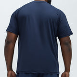 Camiseta Vital Active Raglan - Azul Marino