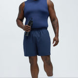 Camiseta Vital Compression Cut Off - Azul