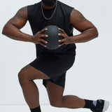 Camiseta Vital Active Cut Off - Negro