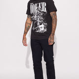 Camisa De Manga Corta The Joker Why So Serious - Negro