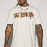 Camisa De Manga Corta Lost Paradise Angels - Hueso