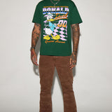 Camisa De Manga Corta Disney Donald Duck 00 - Verde