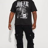 Camisa De Manga Corta The Joker Why So Serious - Negro