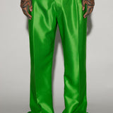 Llámame pantalones de campana relajados - Verde