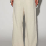 Pantalones sueltos texturizados con pliegues Jordan - Blanco Apagado