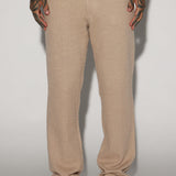 Pantalones rectos texturizados de Jordan - color beige