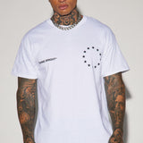 Camisa De Manga Corta Filling Vacancy Like The Brightest Star - Blanco