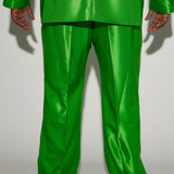 Llámame pantalones de campana relajados - Verde