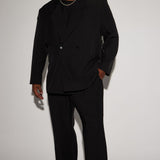 Chamarra Universal Double Breasted Suit - Negro