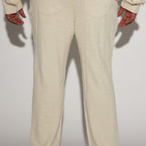 Pantalones rectos texturizados Jordan - Blanco roto
