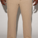 Pantalones rectos texturizados de Jordan - color beige