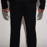 Pantalones rectos texturizados Jordan - Negro