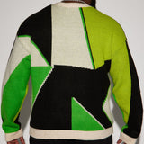 Suéter Worth It Crewneck - Verde/Combinado