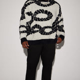 Suéter Walking A Tight Rope Mohair - Crema/Combinación
