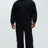 Camisa Polo Tyson Fleece Long Sleeve - Negro