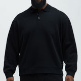 Camisa Polo Tyson Fleece Long Sleeve - Negro