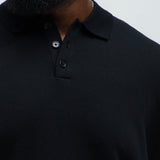Camisa Polo Tyson Fleece Long Sleeve - Negro
