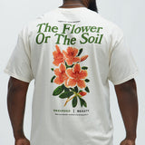 Camisa De Manga Corta The Flower - Natural/Combinado