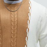 Suéter Cody Cable Knit - Camello/Combo