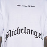 Camisa De Manga Corta Creation Of Michelangelo Oversized - Blanco