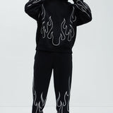 Sudadera Holgada Tyson Chase Flame - Negro/Combinado