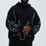 Sudadera Holgada Tyson Chase Flame - Negro/Combinado
