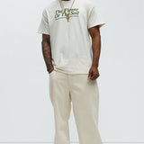 Camisa De Manga Corta The Flower - Natural/Combinado