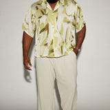 Camisa Abotonada Crepe Texture - Verde