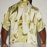 Camisa Abotonada Crepe Texture - Verde