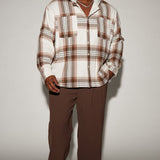 Shacket Time Gon Tell Hooded Oversized - Blanco/Combinado
