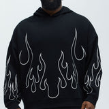 Sudadera Holgada Tyson Chase Flame - Negro/Combinado
