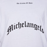 Camisa De Manga Corta Creation Of Michelangelo Oversized - Blanco