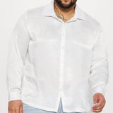 Camisa Abotonada Time To Shine Long Sleeve - Blanco