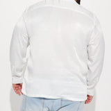 Camisa Abotonada Time To Shine Long Sleeve - Blanco