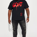 Camisa De Manga Corta Diamond Goat - Negro