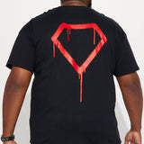 Camisa De Manga Corta Diamond Goat - Negro