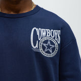 Sudadera De Cuello Redondo Cowboys - Azul Marino