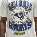 Camisa De Manga Corta Rams Upfront - Blanco