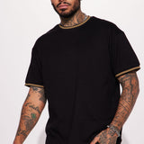 Camisa De Manga Corta Pharaoh - Negro