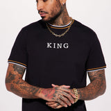 Camisa De Manga Corta Bling King - Negro