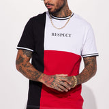 Camisa De Manga Corta Respect Flag - Multicolor